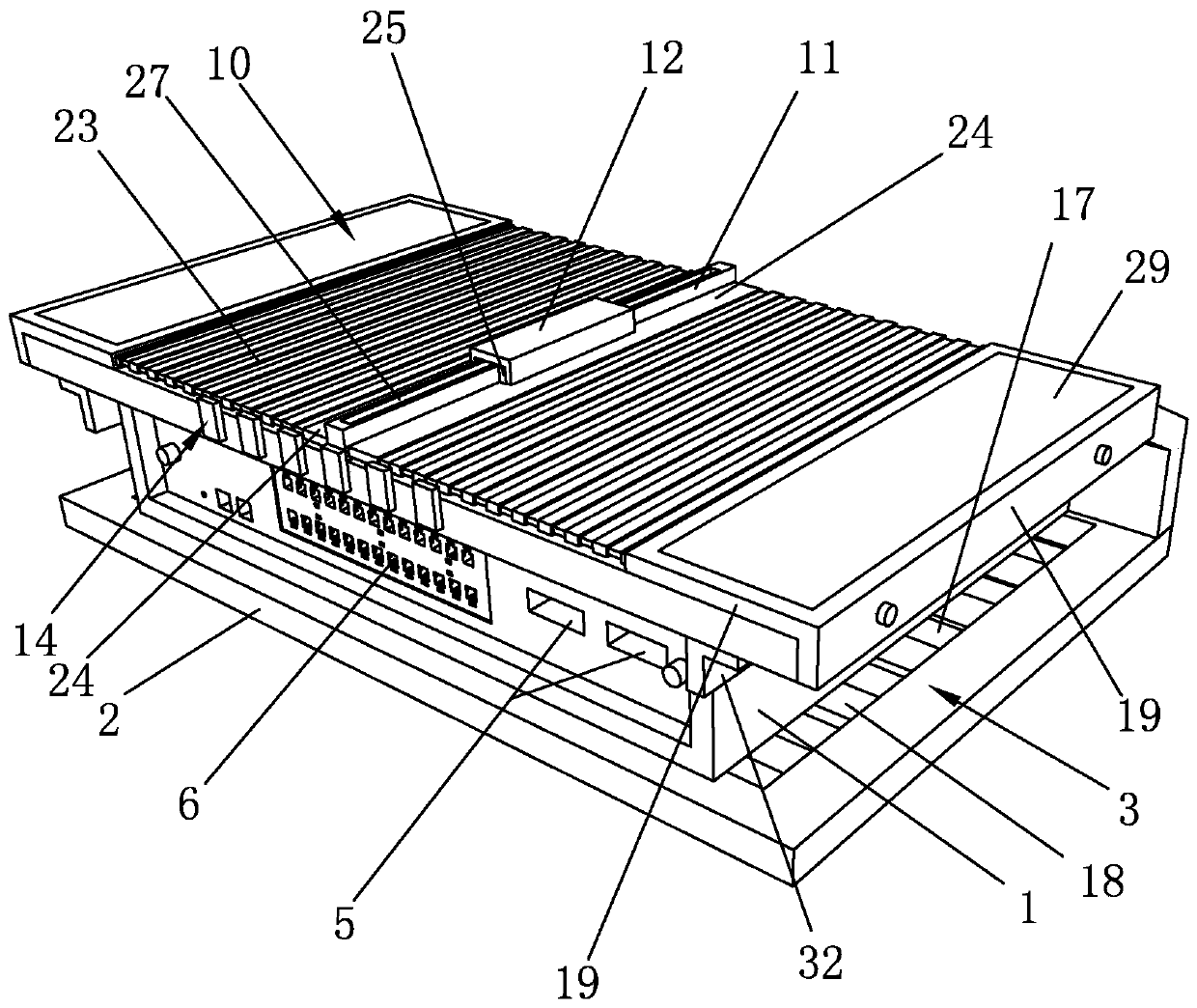 Data terminal collecting device for campus intelligent community management and mounting method thereof