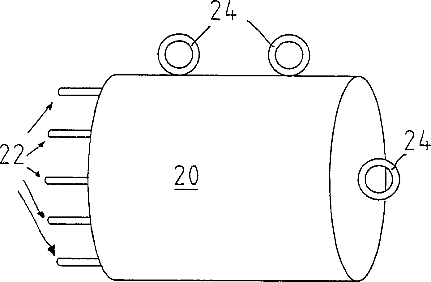 Method for in situ construction of a wind power plant