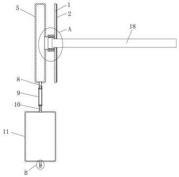 Biliary tract drainage seepage collecting device capable of reducing skin injury