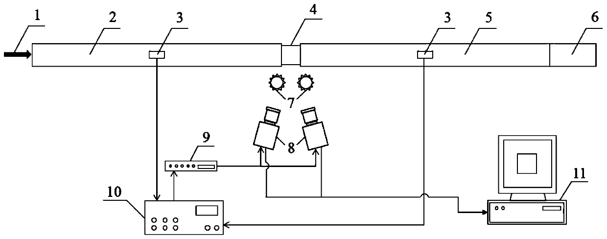 System and method for measuring dynamic Poisson ratio of brittle material