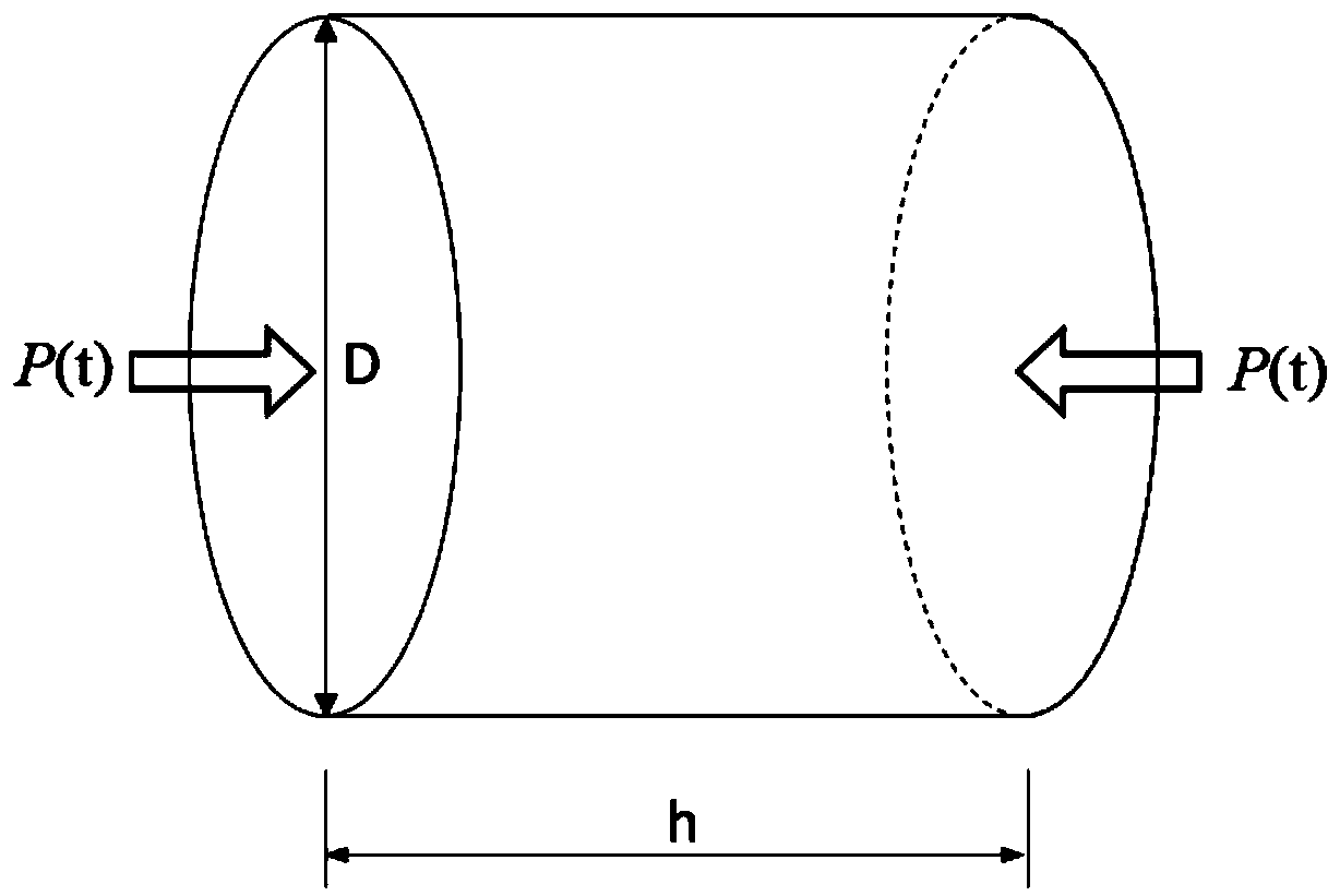 System and method for measuring dynamic Poisson ratio of brittle material