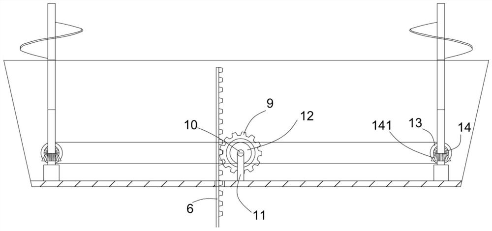 A vehicle-mounted flowerpot with automatic soil turning function