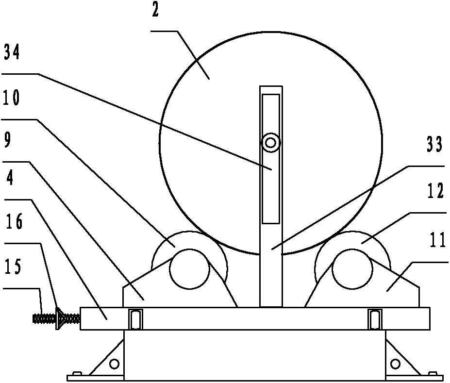 A positioning device for a welded tank body