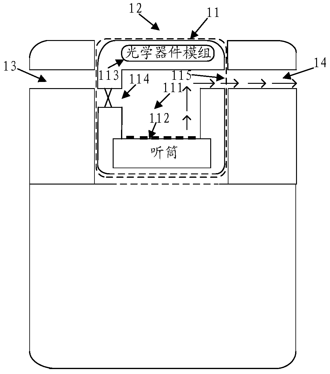 Mobile terminal and sound outlet switching method