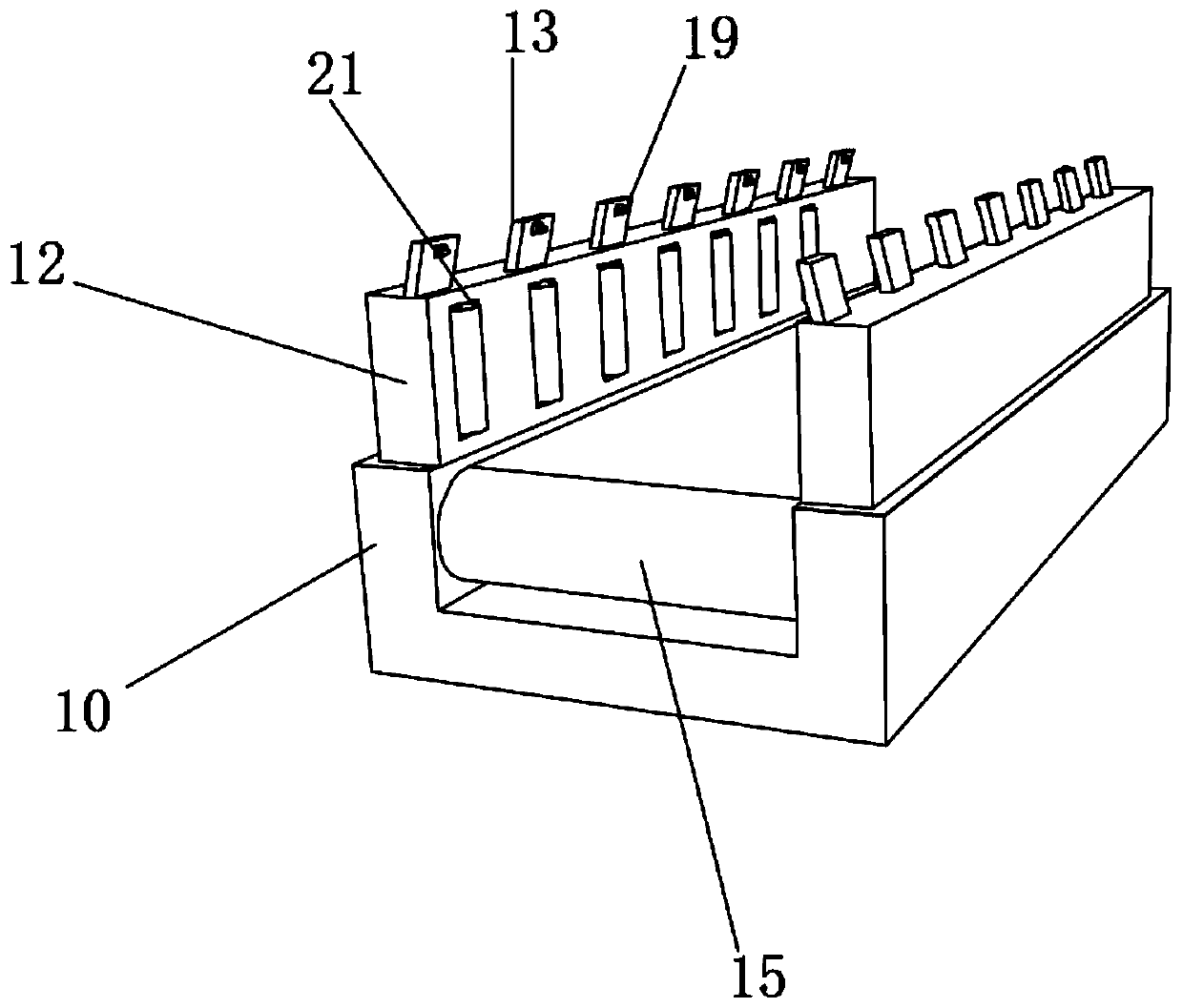 Automatic logistics unloading device