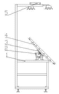 Coated glass appearance inspection table