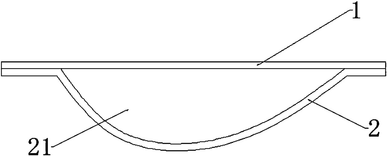 A high-barrier high-temperature-resistant packaging film that does not roll after sterilization