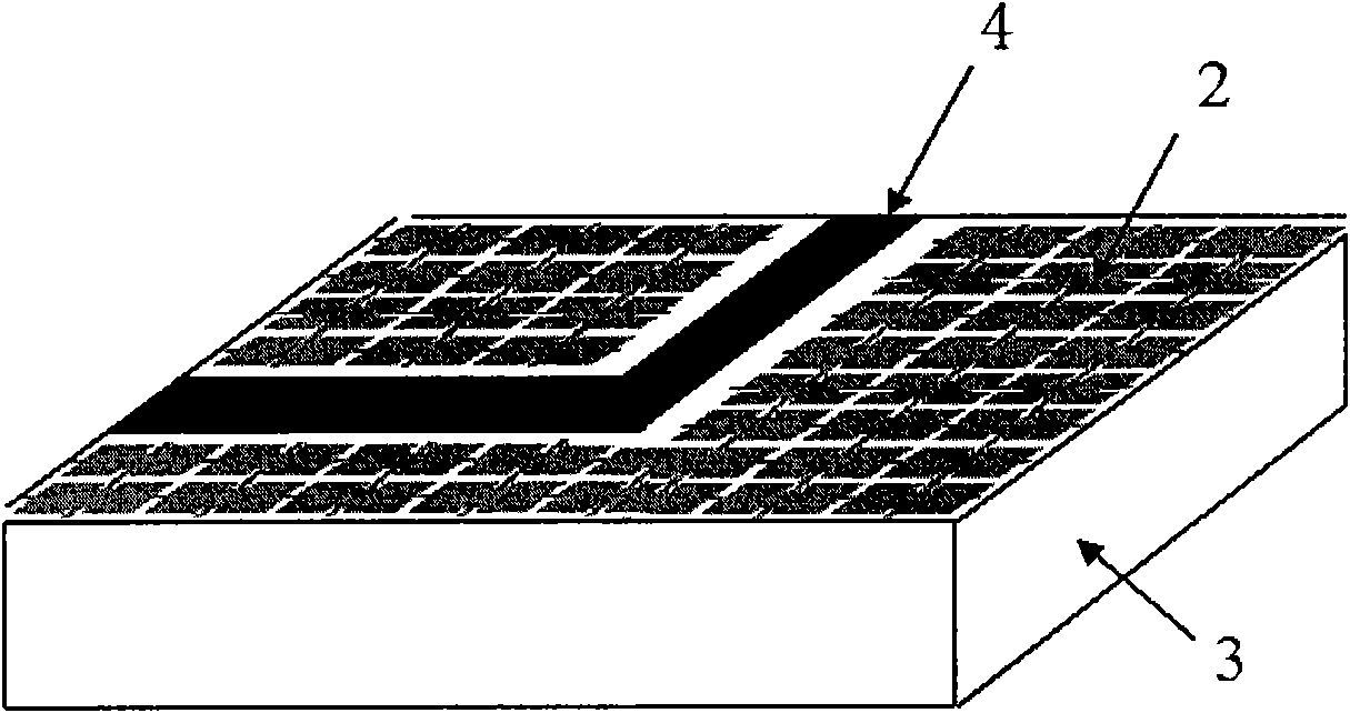 Coplanar waveguide structure applying microwave photonic crystal