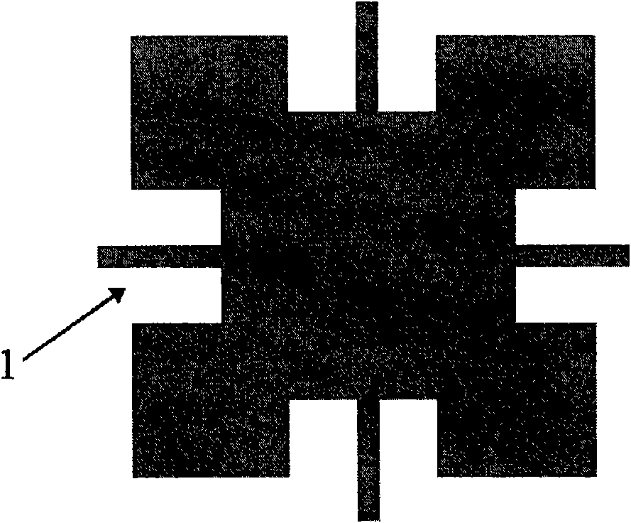 Coplanar waveguide structure applying microwave photonic crystal