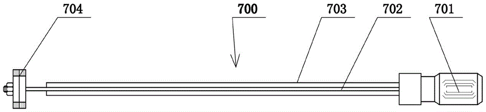 Composite pipe inner polishing device and inner polishing method