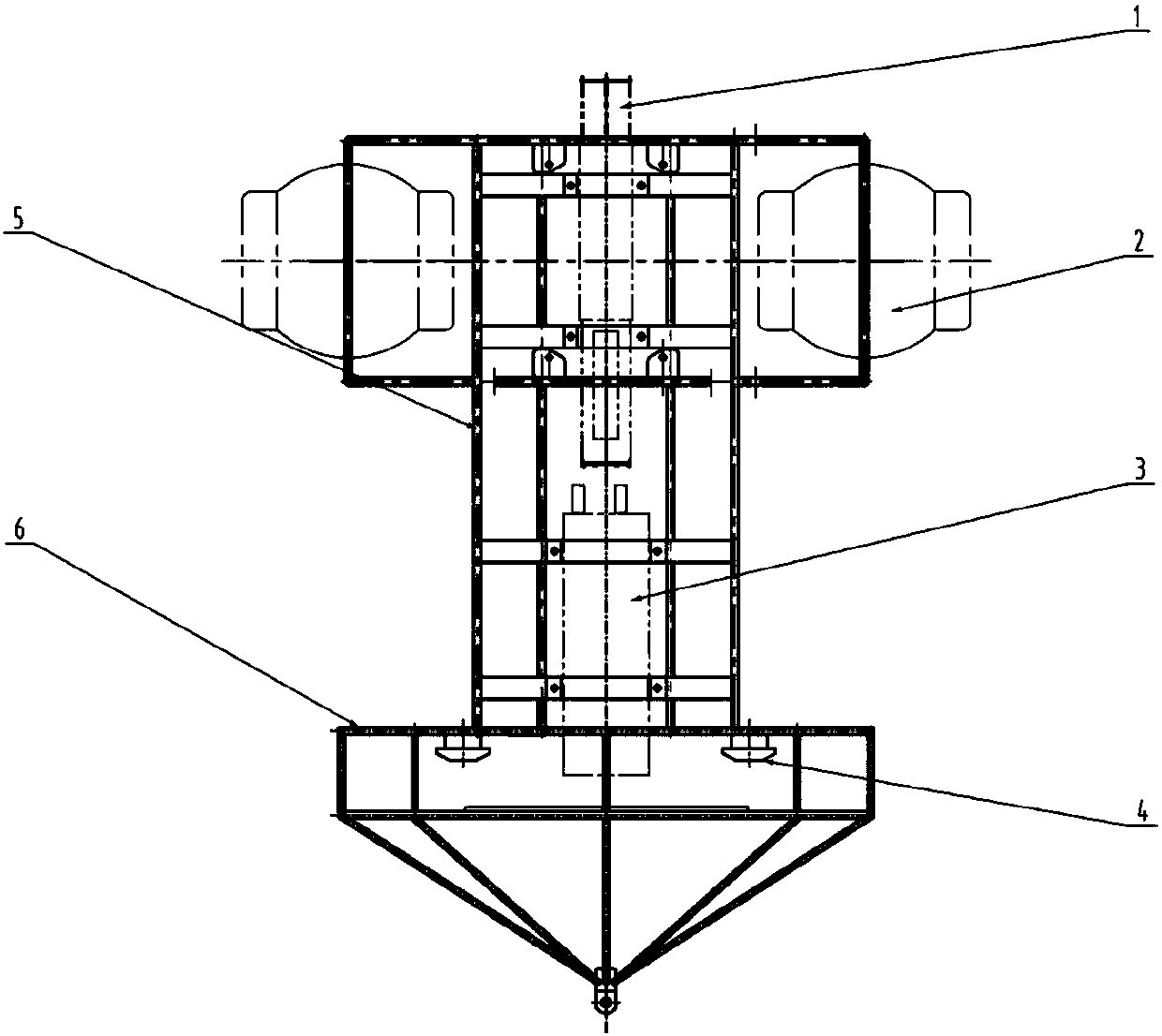 Deep sea subsurface buoy wireless real-time water surface buoy system and implementation method thereof