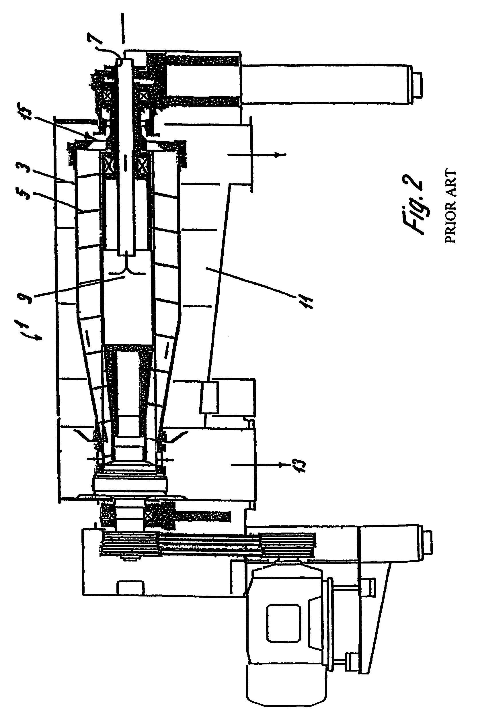 Full-jacket helix centrifuge with a weir