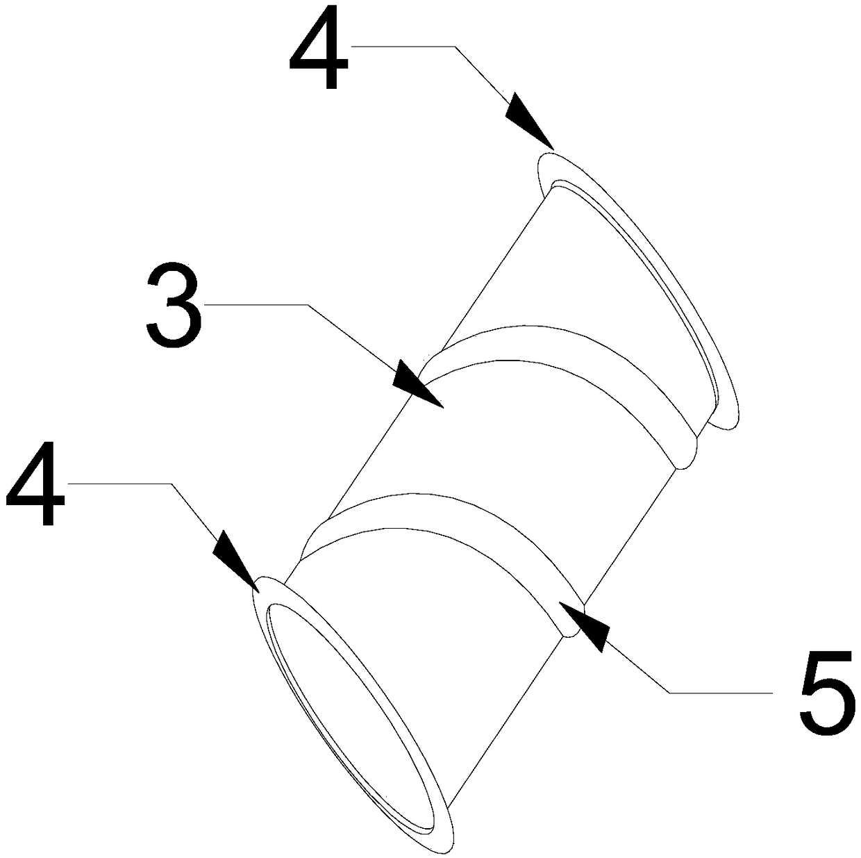 Novel heat exchange tube plate