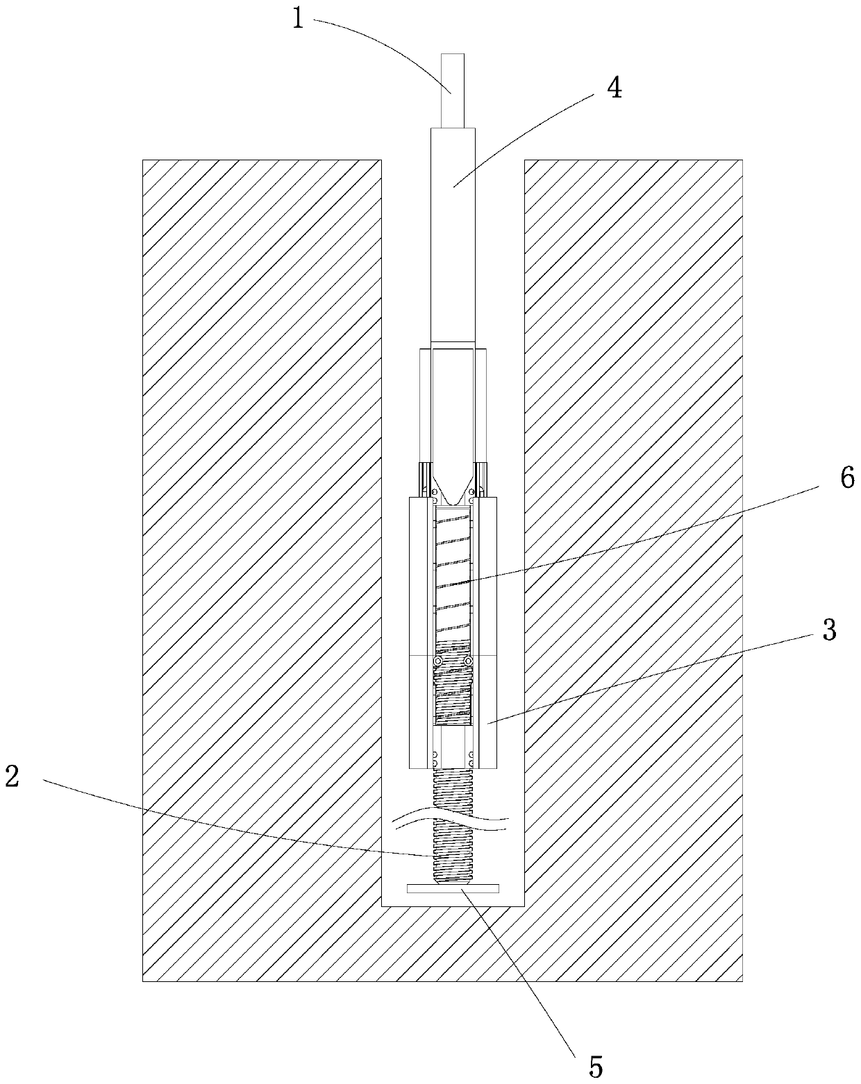 Self-expanded body anti-floating anchor rod