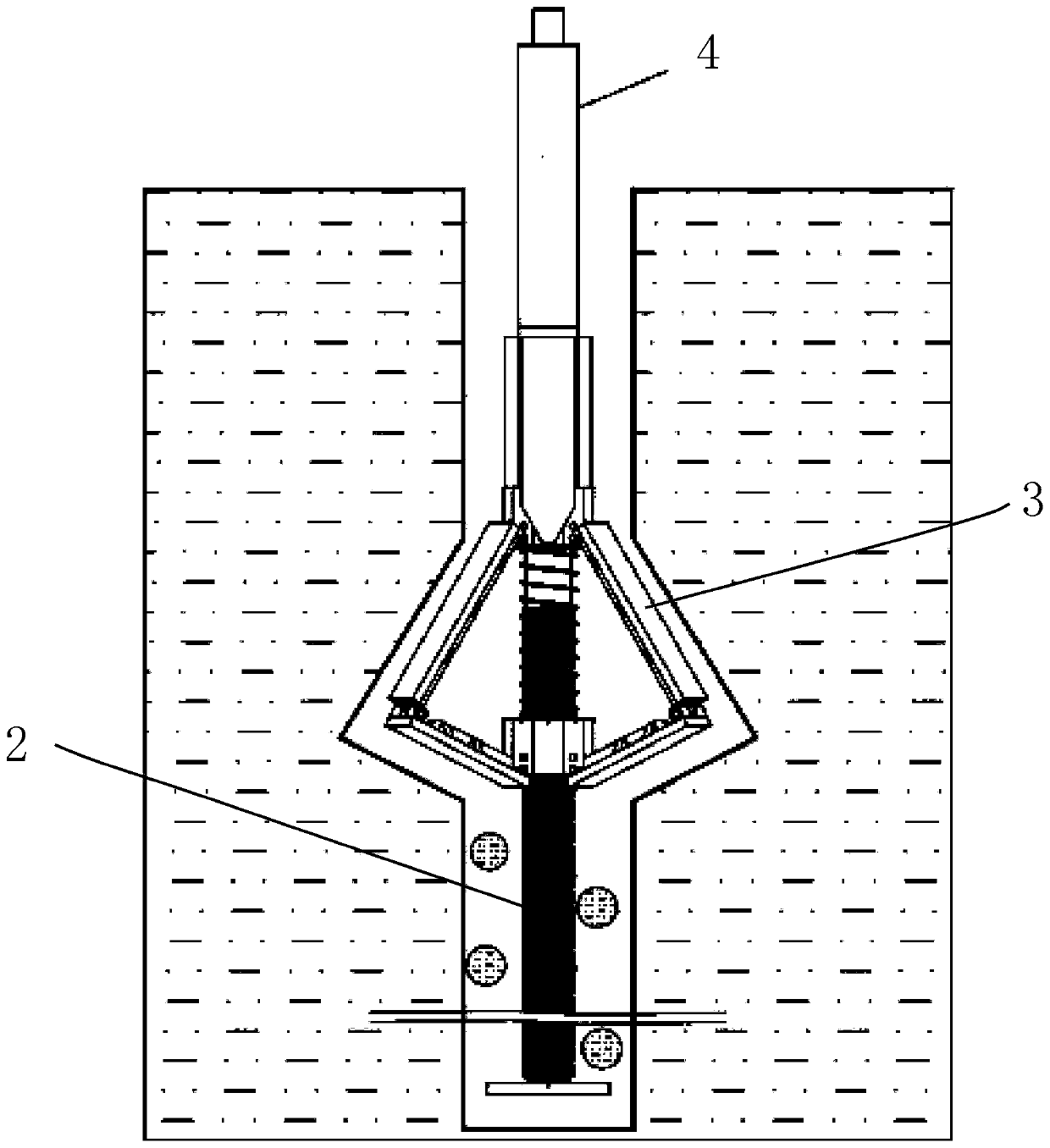 Self-expanded body anti-floating anchor rod