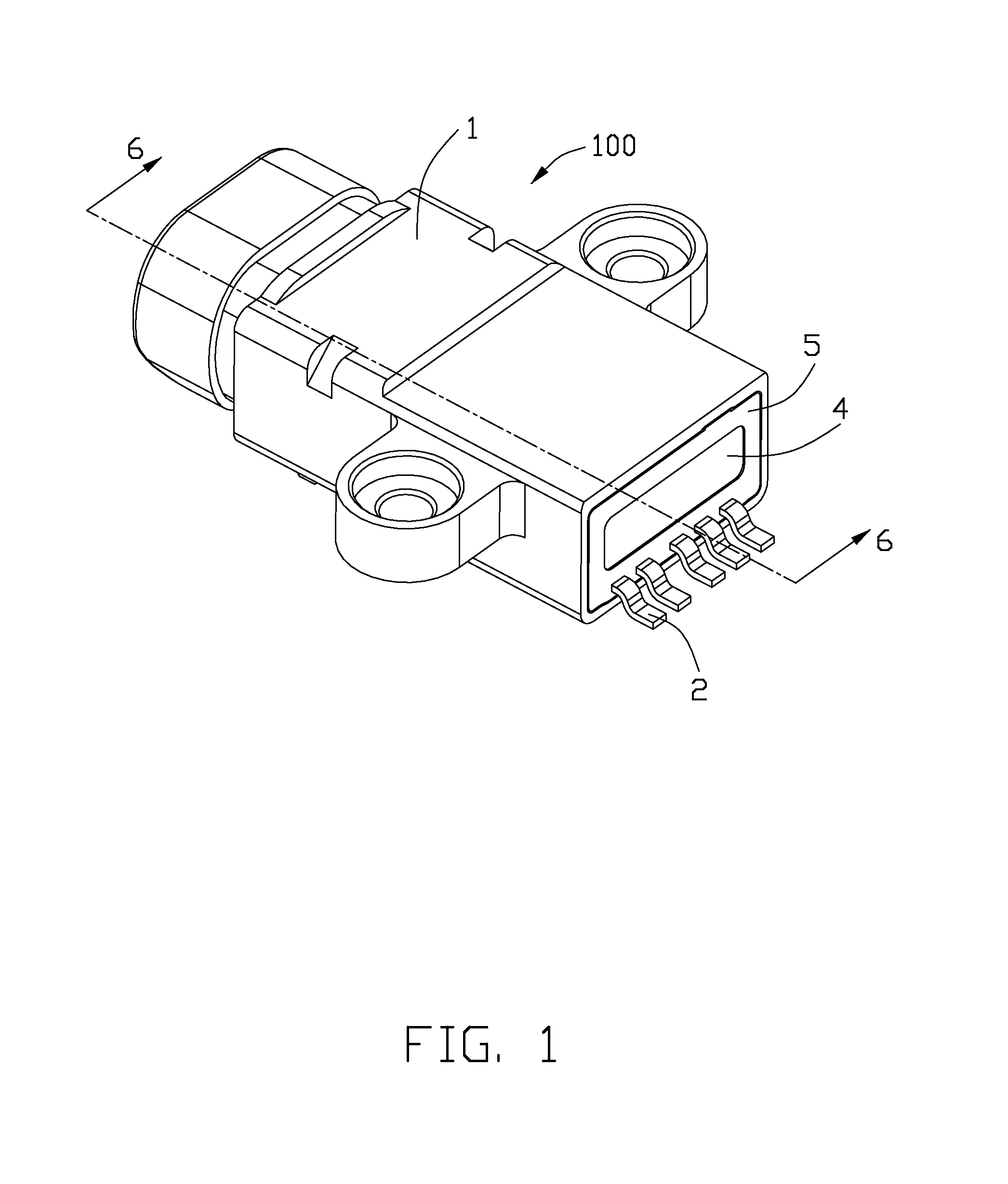 Waterproof audio jack connector