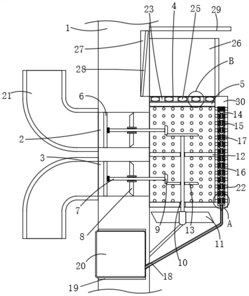 A ventilation window with air purification effect