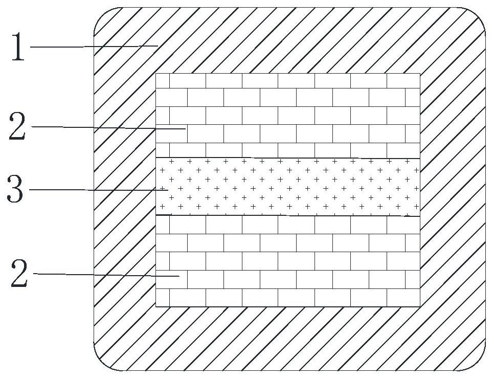 Dried orange peel ginger sugar soluble block and packaging structure and preparation method thereof