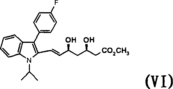 Method for preparing (3R, %S)-Fluvastatin