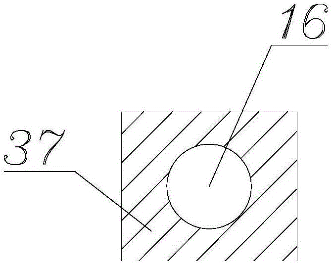 Mineral exploitation underground cable quick height adjusting support