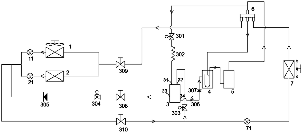 Convection and radiation combined heat exchange system, heat exchange device and control method