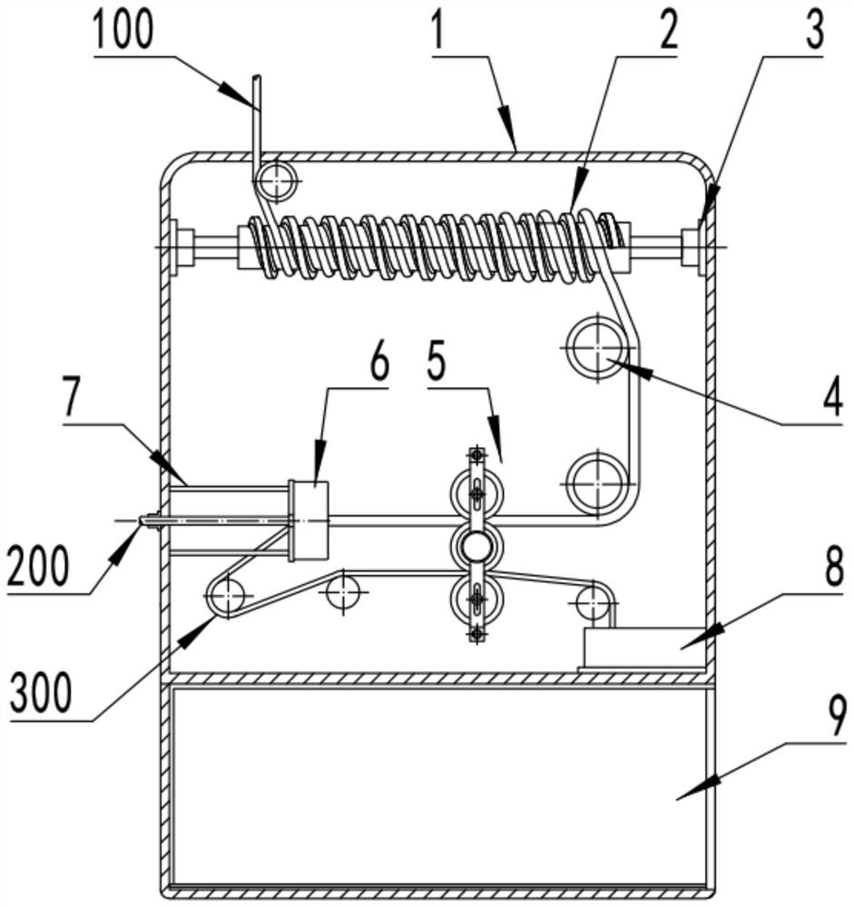 Automatic power cable stripping and recycling device