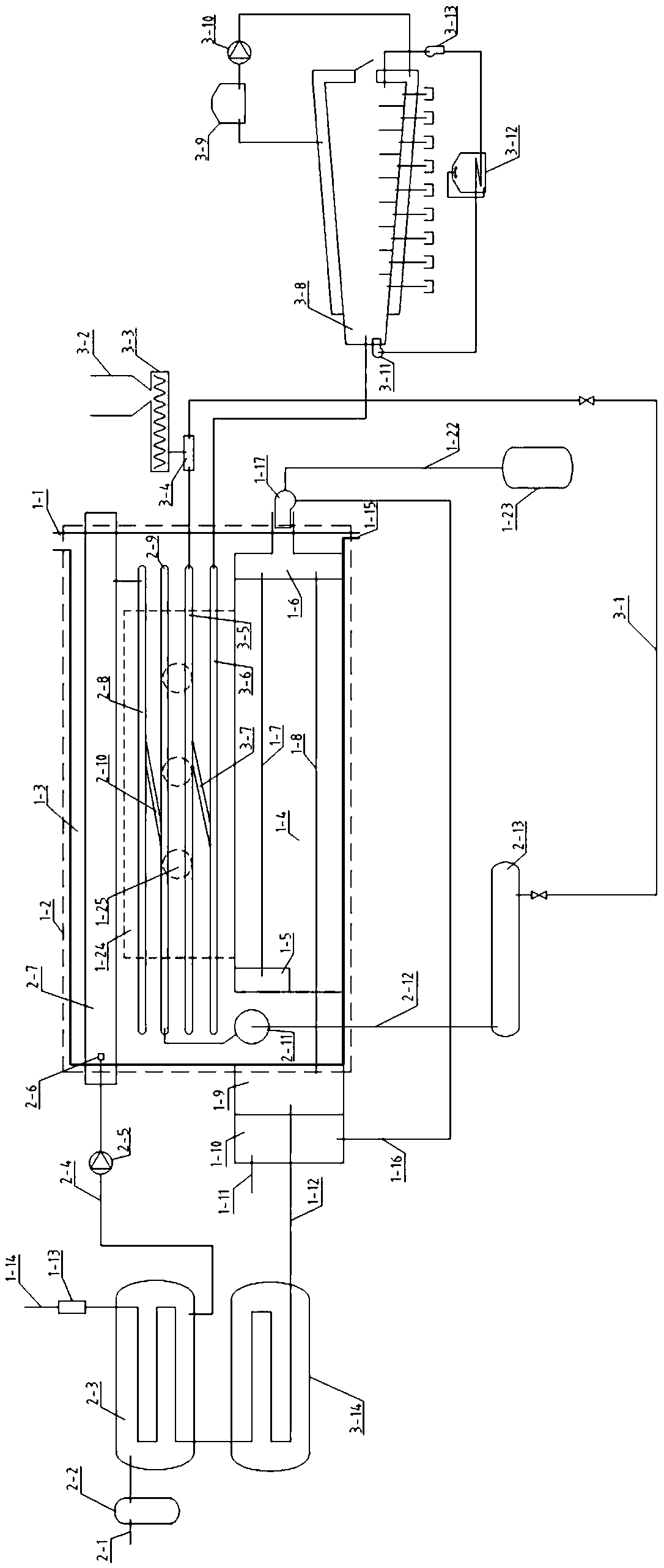 Supercritical steam collision material thermal decomposition condensation reduction device