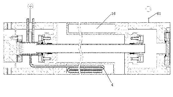 Water-cooled gas laser tube