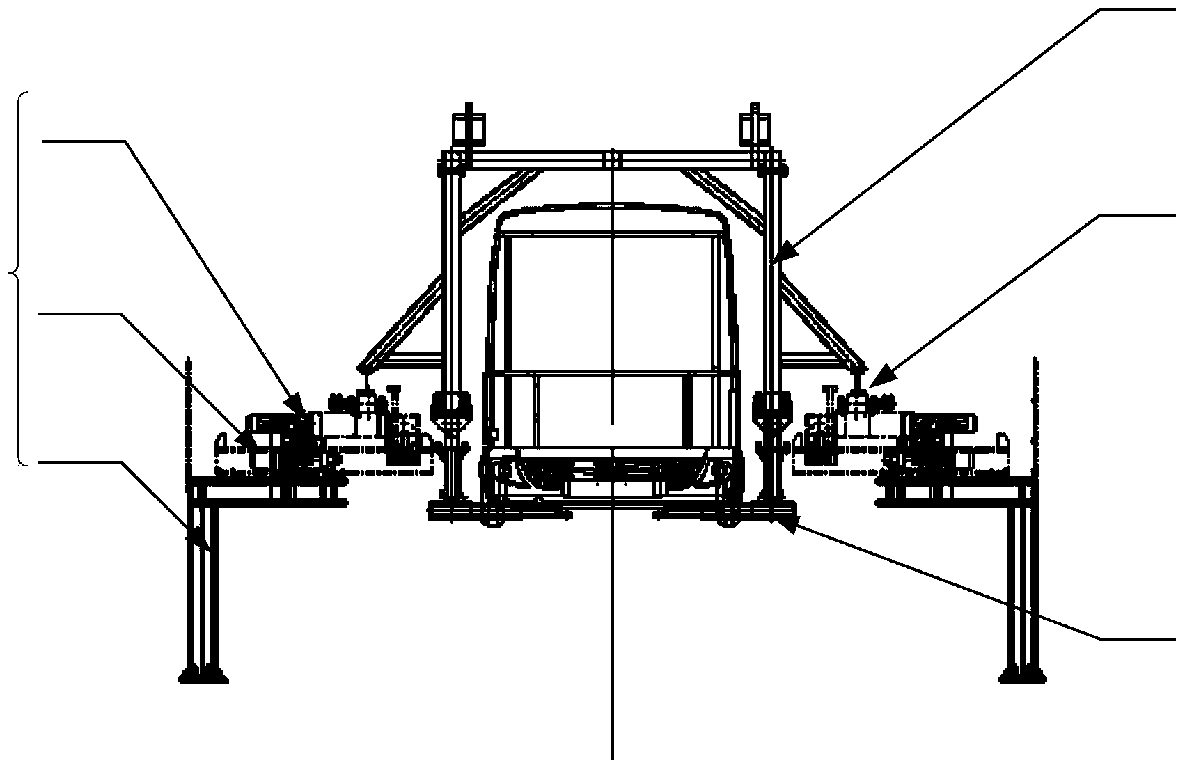 Air roller bed conveyor line