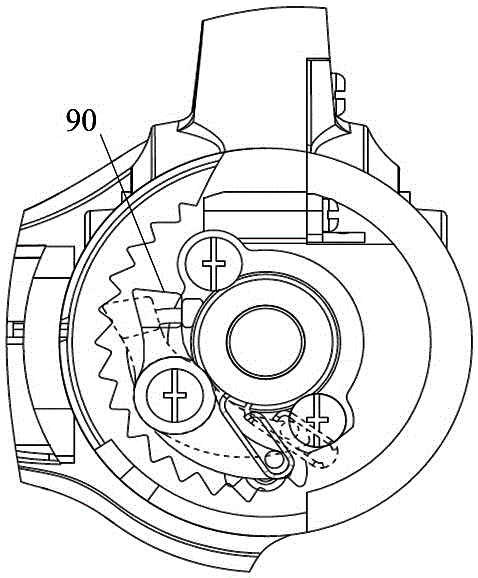 Fishing reel with alarming device