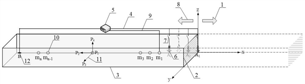 Advanced detection method for three-direction apparent polarizability of underground tunnel