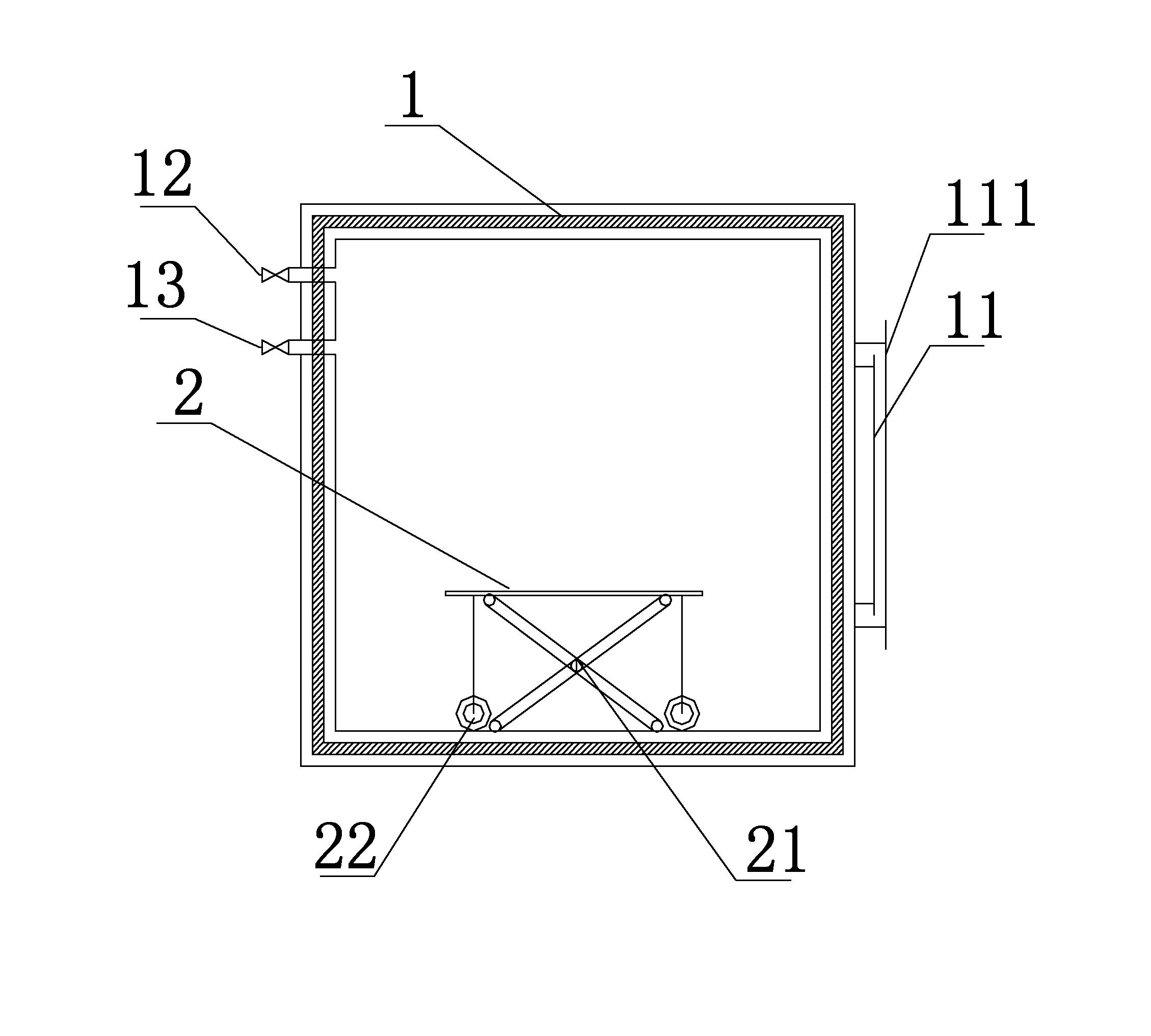 Device for recovering Nd-Fe-B magnetic powder