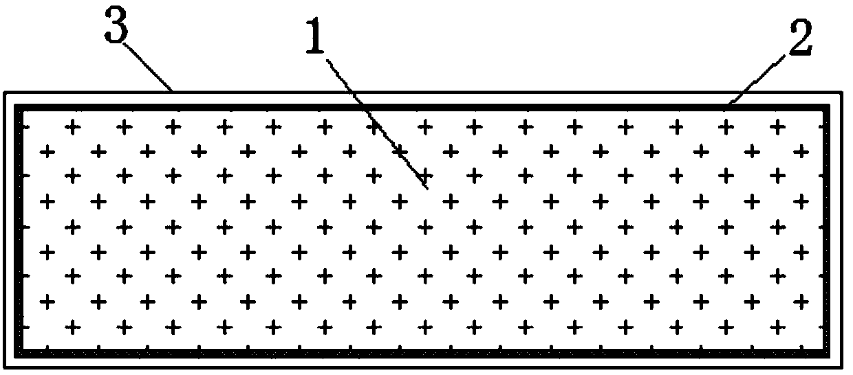 Capacitive touch screen with high discrimination degree and manufacturing method