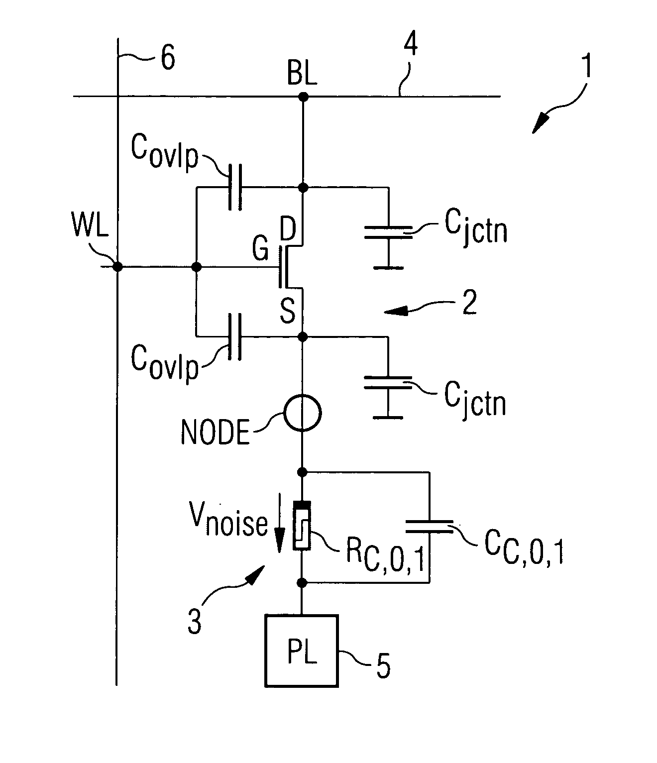Memory circuit, method for operating a memory circuit, memory device and method for producing a memory device