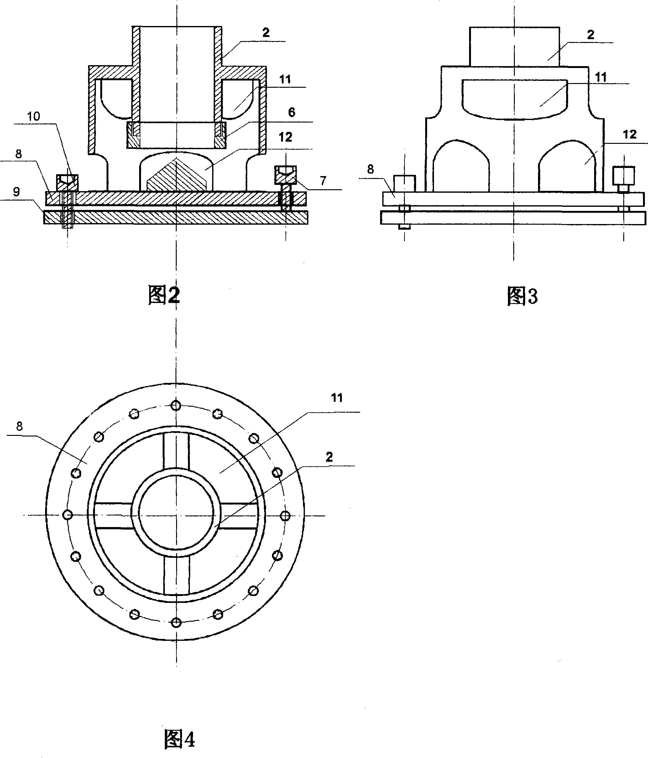 Stock receiving device for air hoister