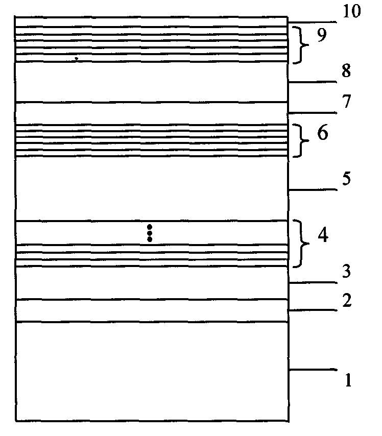 GaN-based vertical structure light-emitting diode and preparation method thereof