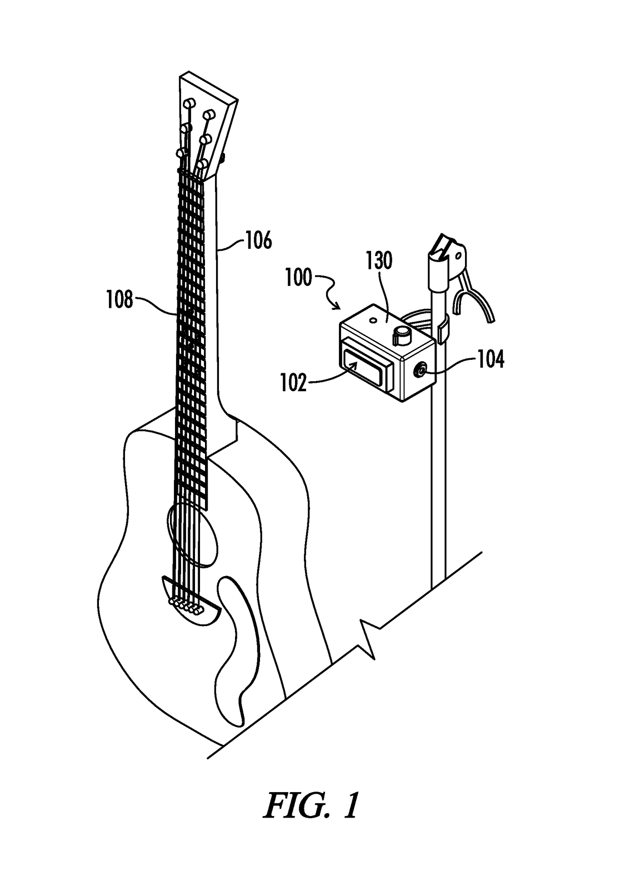 Magnetic resonance tuning device for stringed instruments