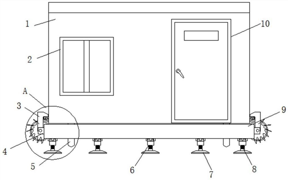 Reinforced cement movable mobile house