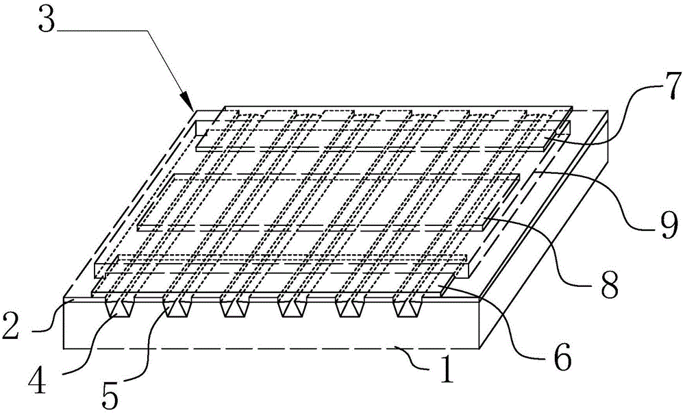 Nanowire high-electron-mobility transistor integrating nonpolar GaN and preparation method thereof