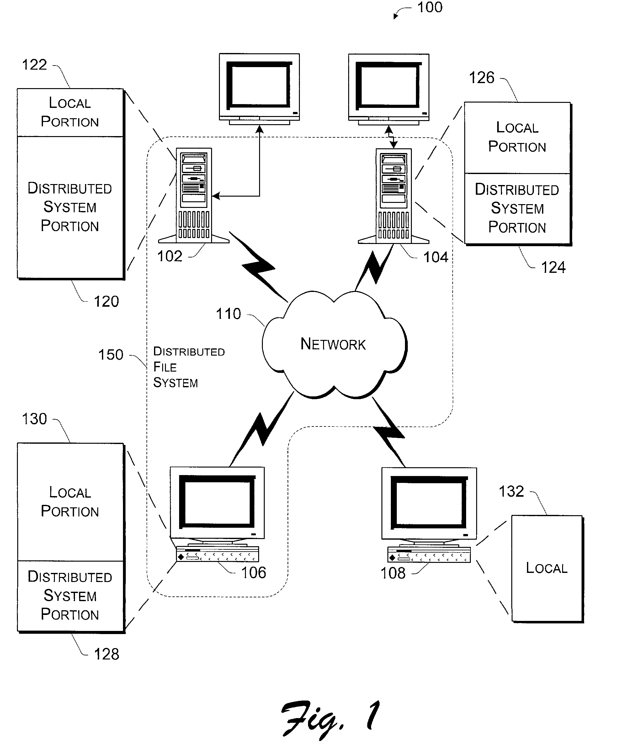 On-disk file format for serverless distributed file system with signed manifest of file modifications