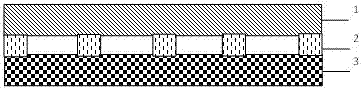 Novel perspective film and preparation method thereof