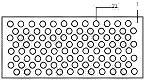 Novel perspective film and preparation method thereof