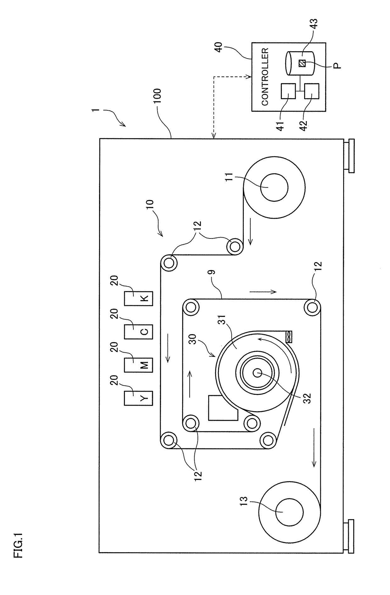 Drying device, printing apparatus, and drying method