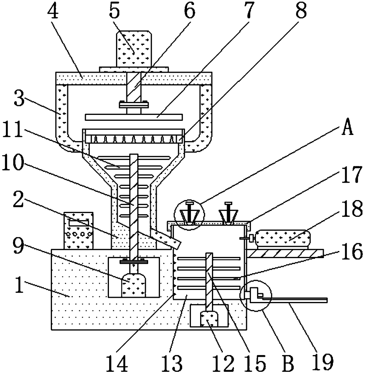 Automatic pork sausage filling machine