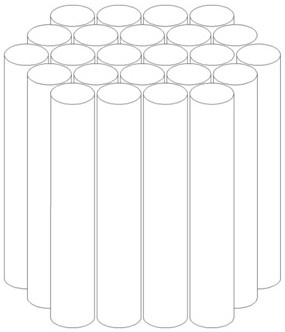 Polymer optical fiber panel, manufacturing method and large-area polymer optical fiber panel