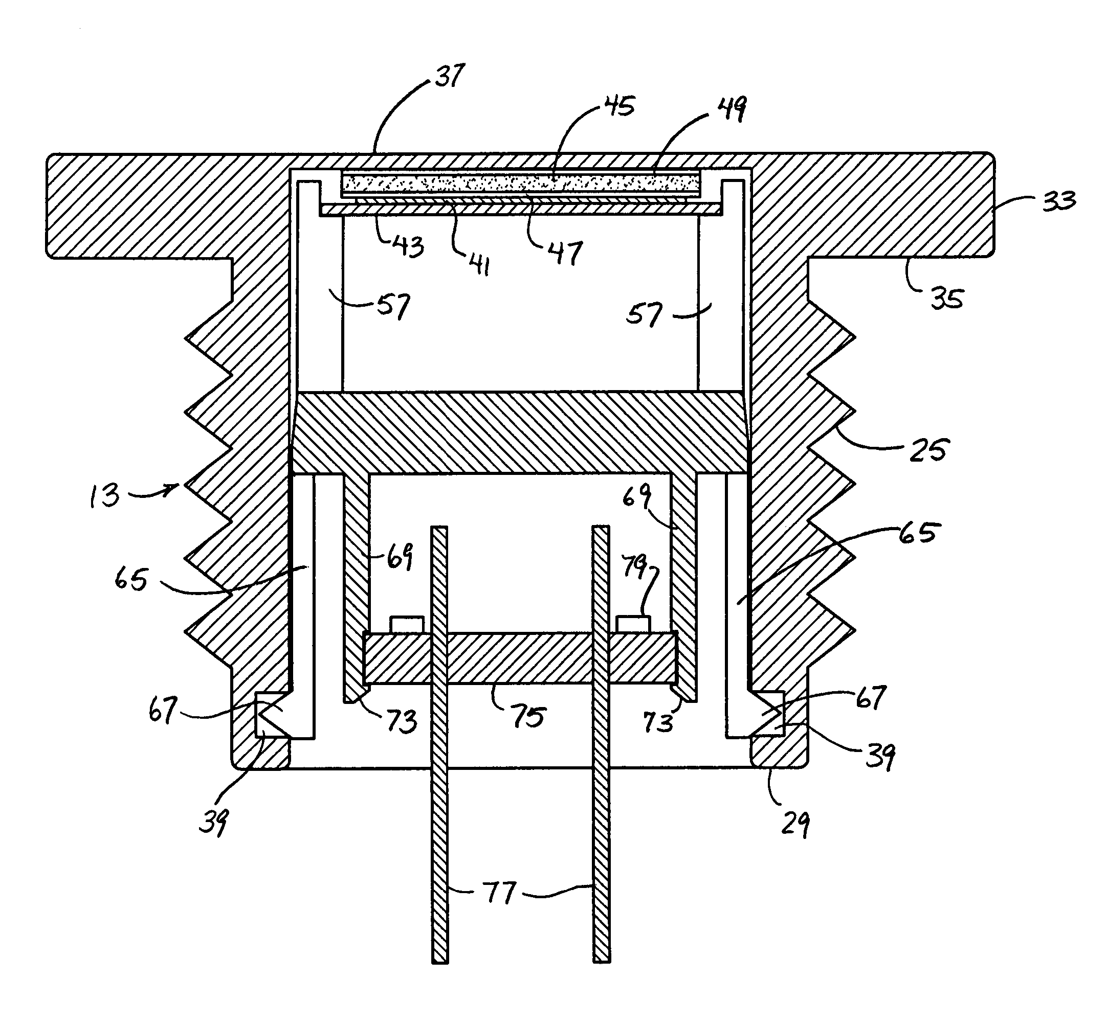 Piezoelectric switch