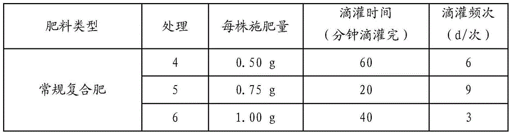 Water and fertilizer management method for rubber tree container seedling