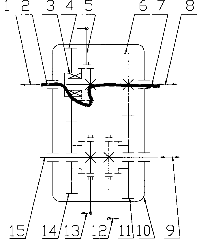 Flexible-drive transmission