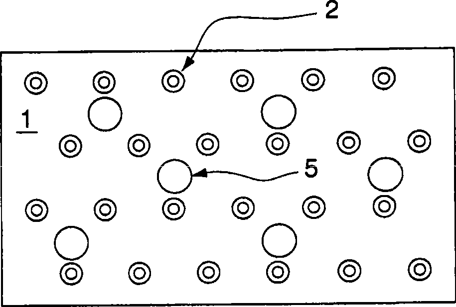 Aerating device for a water filtering system with immersed membranes, including a floor provided with means for injecting a gas and at least one pressure balancing system