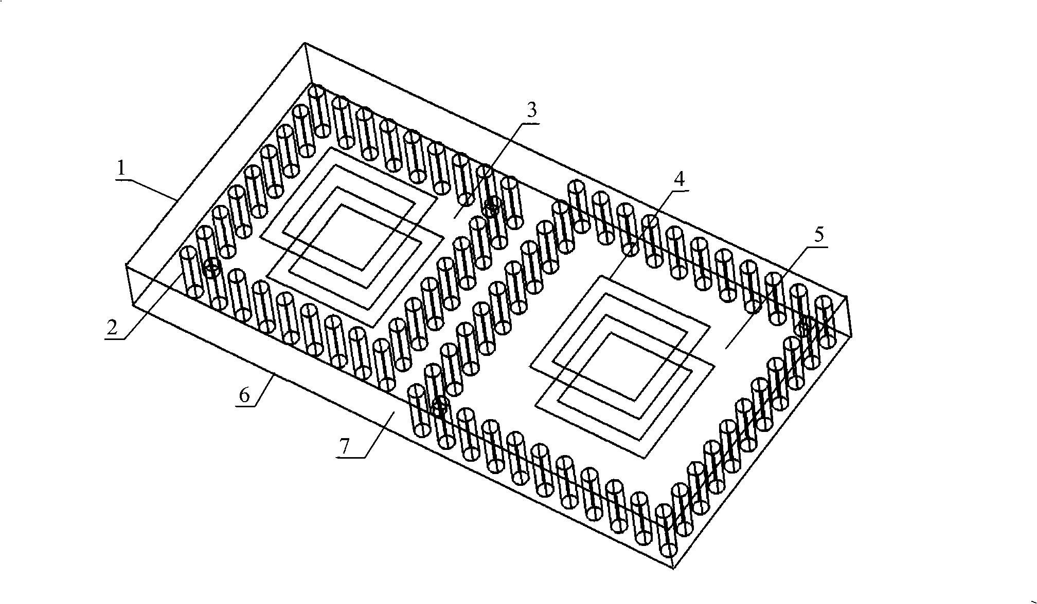 Novel bilateral frequency selecting surface having sudden drop characteristic